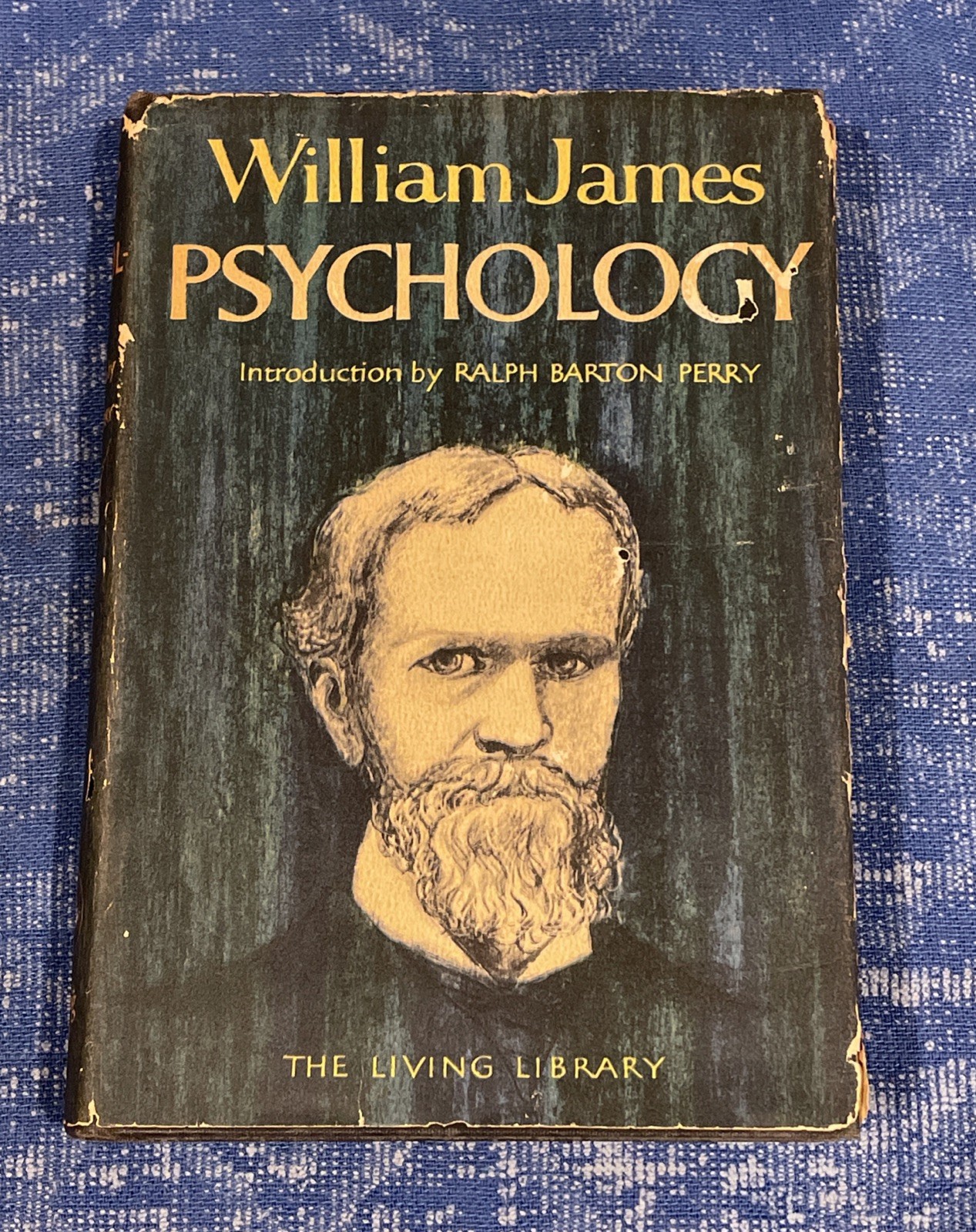 PSYCHOLOGY Briefer Course by William James, HCDJ Illustrated 1948