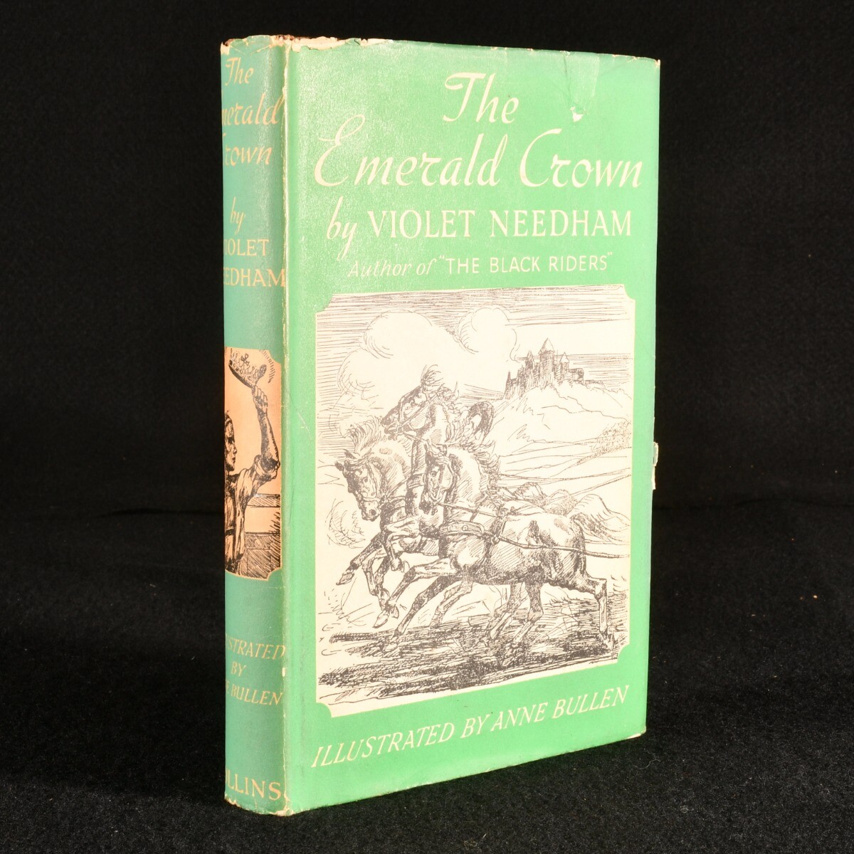 1944 The Emerald Crown Violet Needham Illustrated Early Printing Dust Wrapper