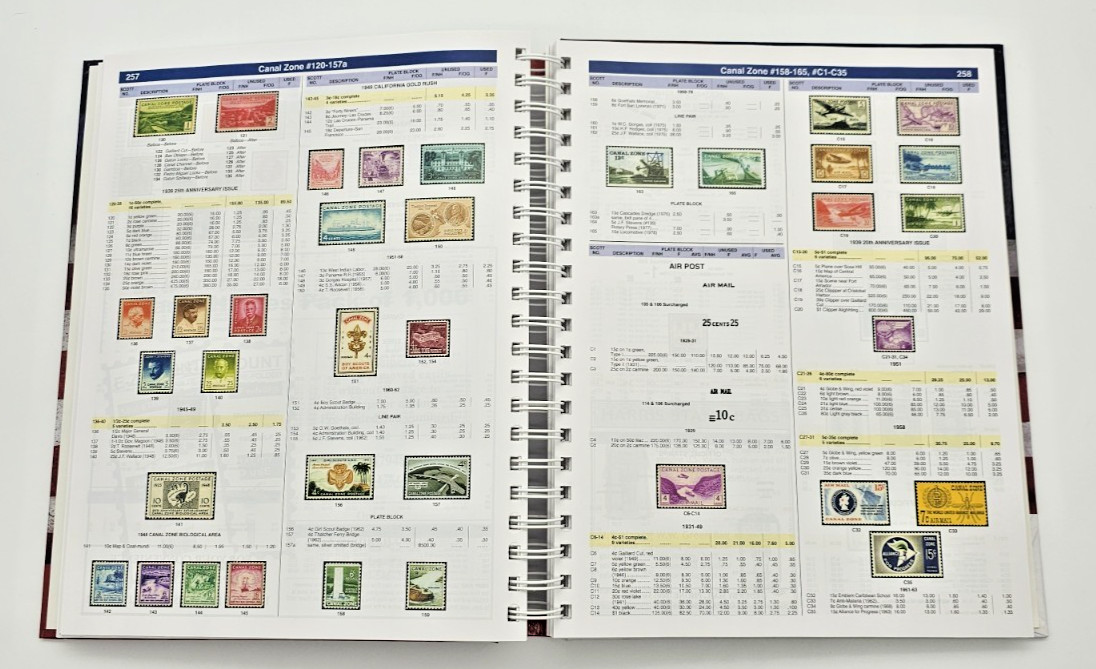 2022 US/BNA Postage Stamp Catalog Spiral Bound Hardcover H.E. Harris & Co. – NEW