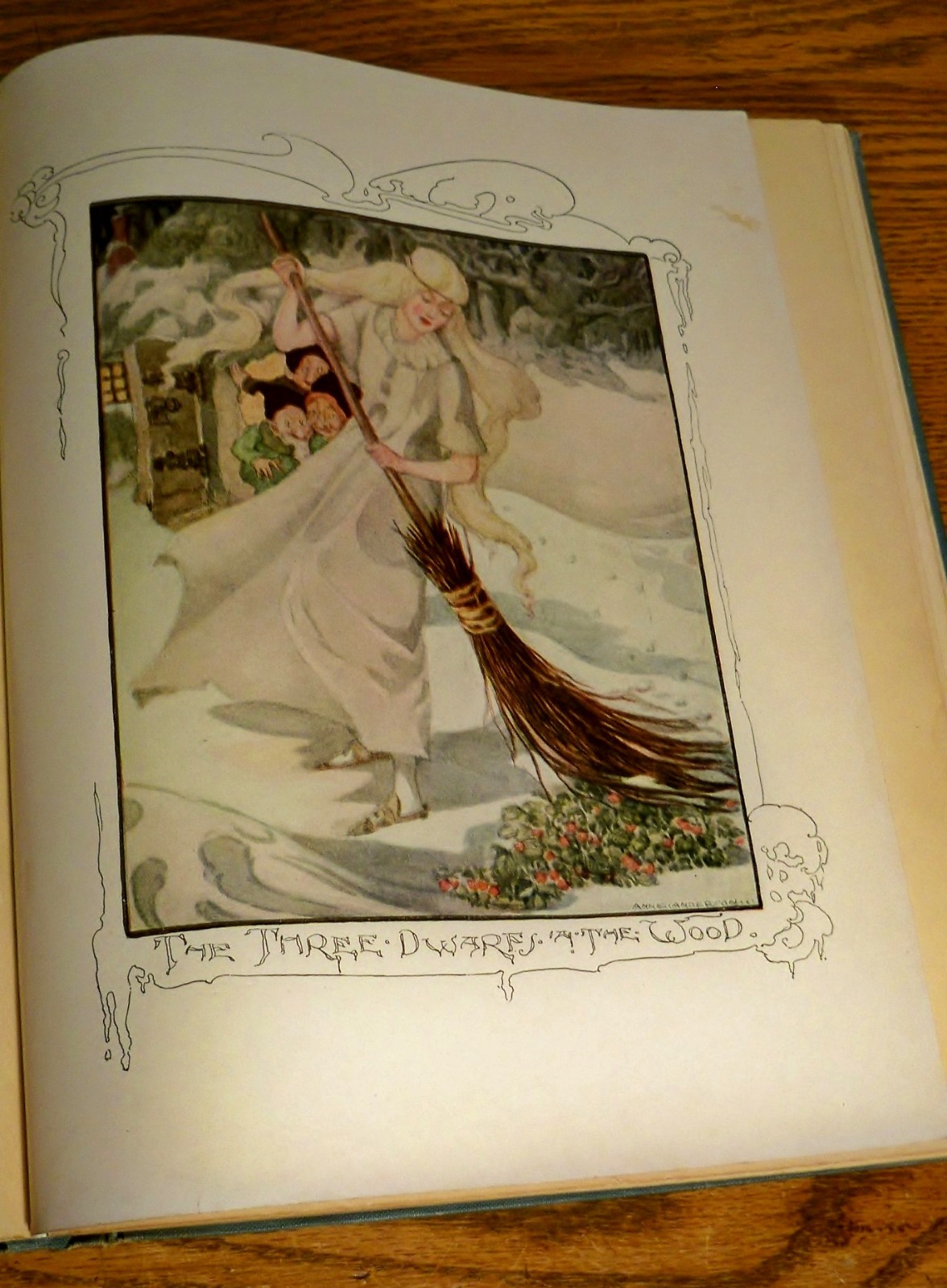 OLD OLD FAIRY TALES 1932 Anne Anderson CINDERELLA Snow White Rapunzel 11 Color