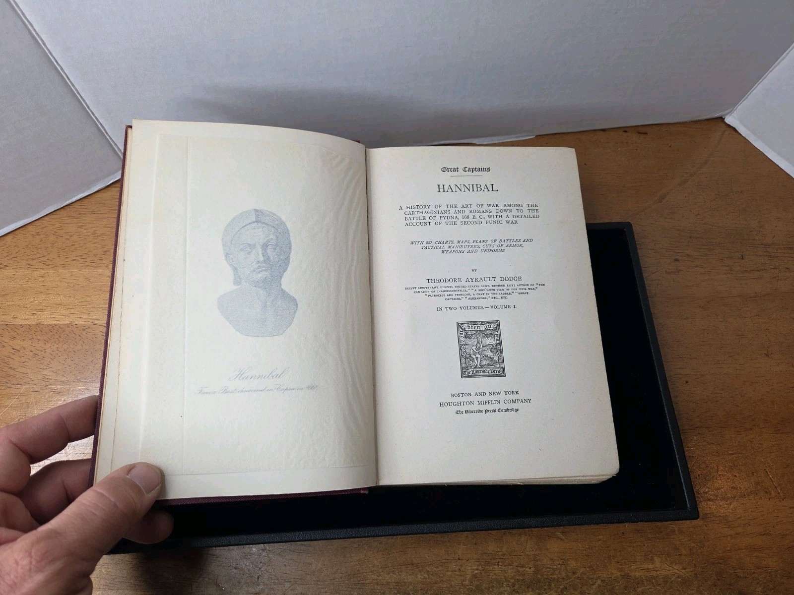 1891 GREAT CAPTAINS HANNIBAL THEODORE DODGE 2 VOLUME VINTAGE ANTIQUE BOOK SET