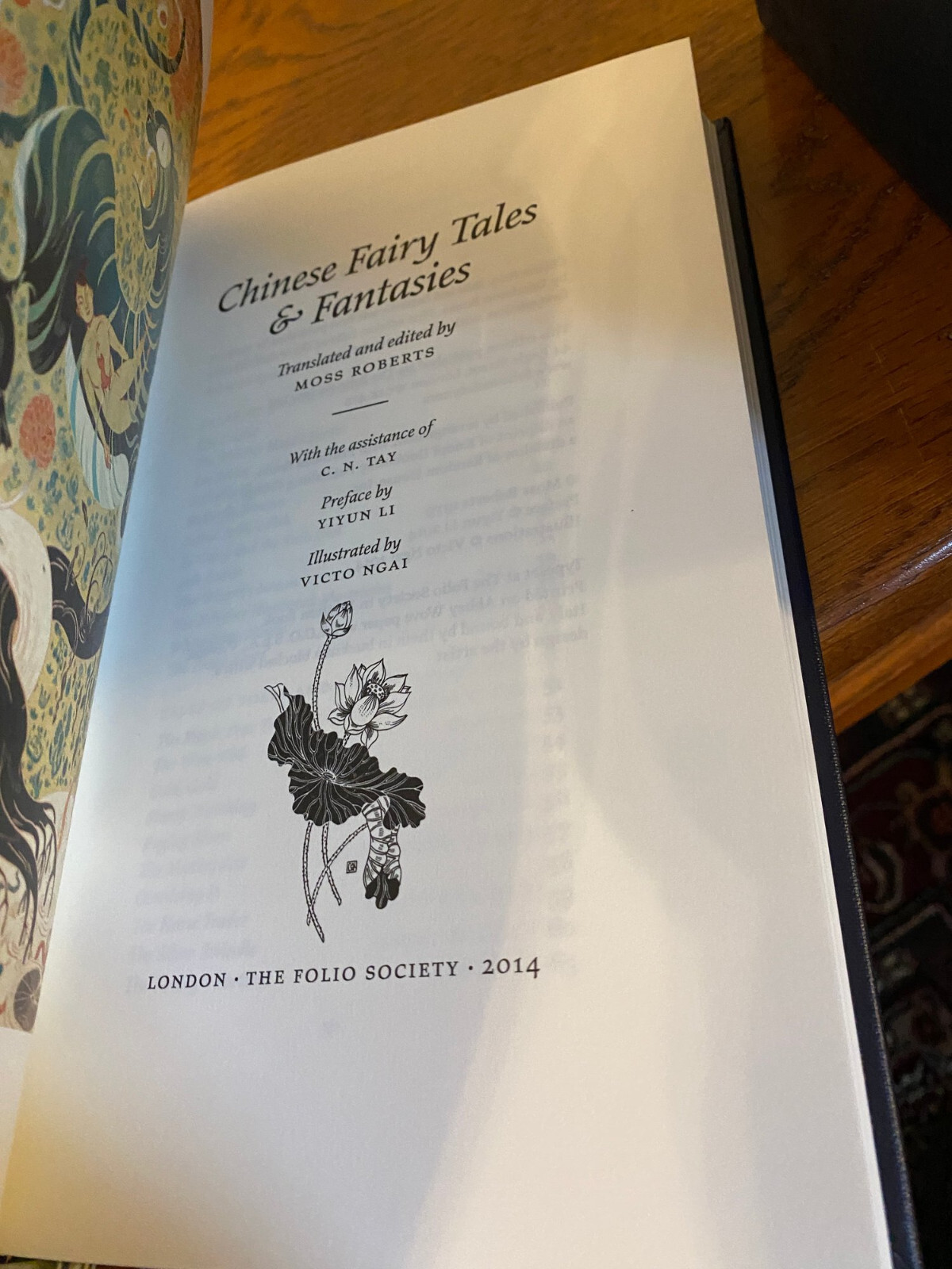 Chinese Fairy Tales and Fantasies Moss Roberts Folio Society 2014 w/ slipcase