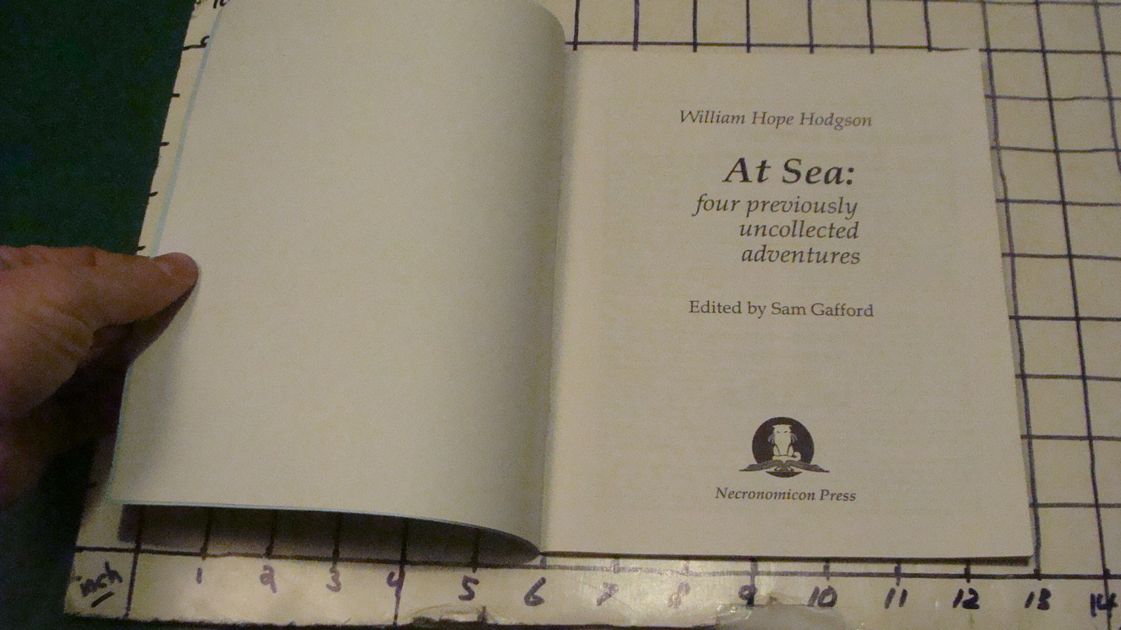Vintage Original Book: WILLIAM HOPE HODGSON – AT SEA 1st printing 1993, 50pgs