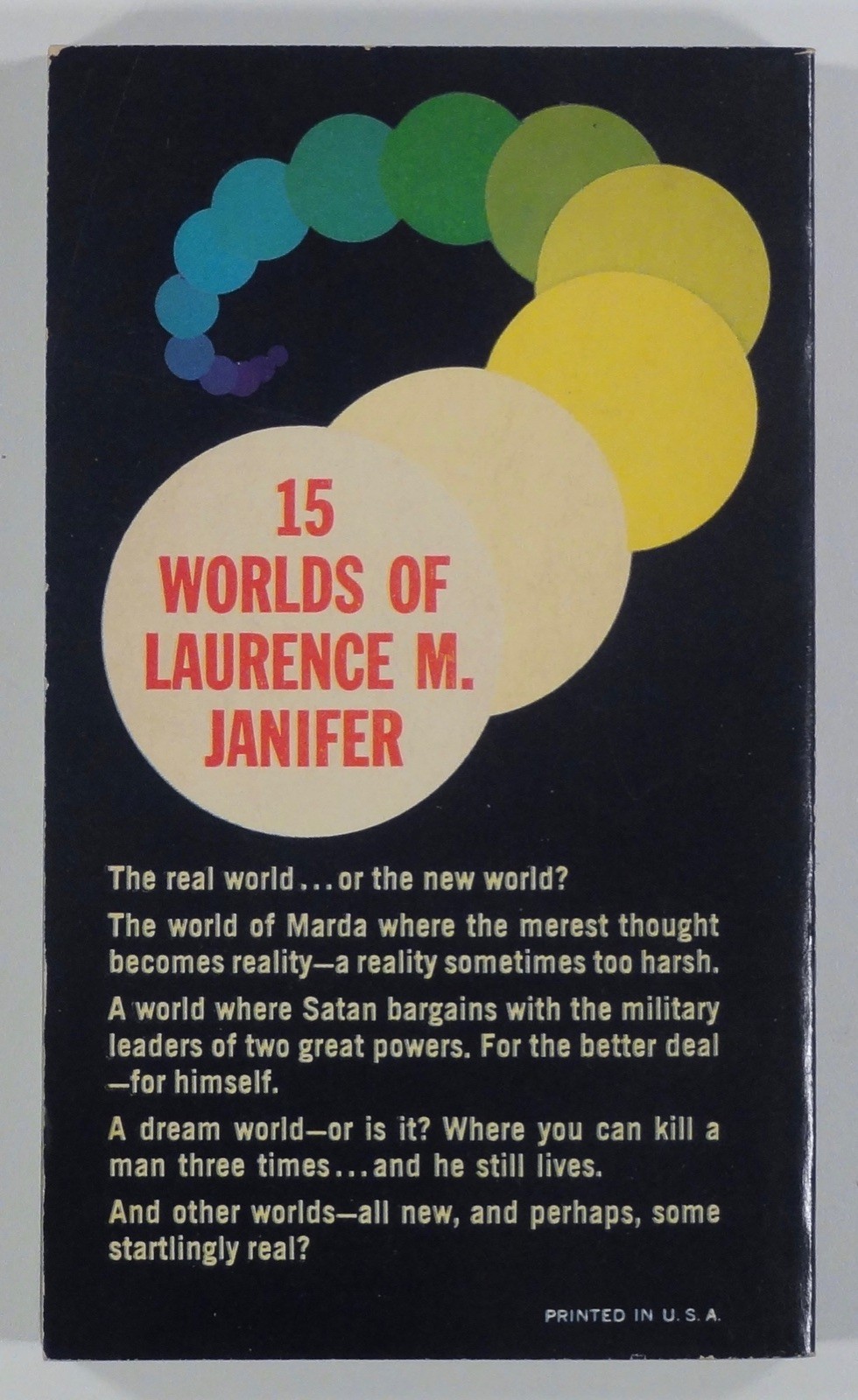 1968 IMPOSSIBLE? The Fantastic Wizardry of Laurence M. Janifer BELMONT BOOKS pb
