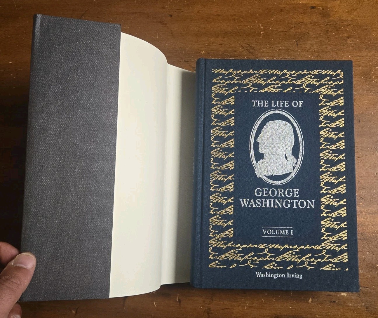 Easton Press – The Life of George Washington by Washington Irving, 5 Vol. LMTD