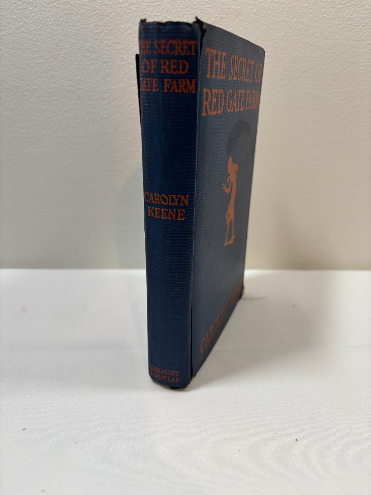Nancy Drew The Secret of Red Gate Farm Blue & Orange Carolyn Keene VINTAGE