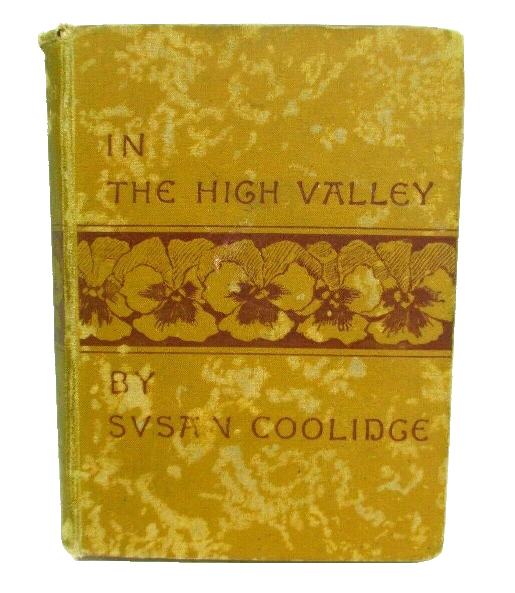 In The High Valley by Susan Coolidge vintage 1891 Katy Did Series hardcover book