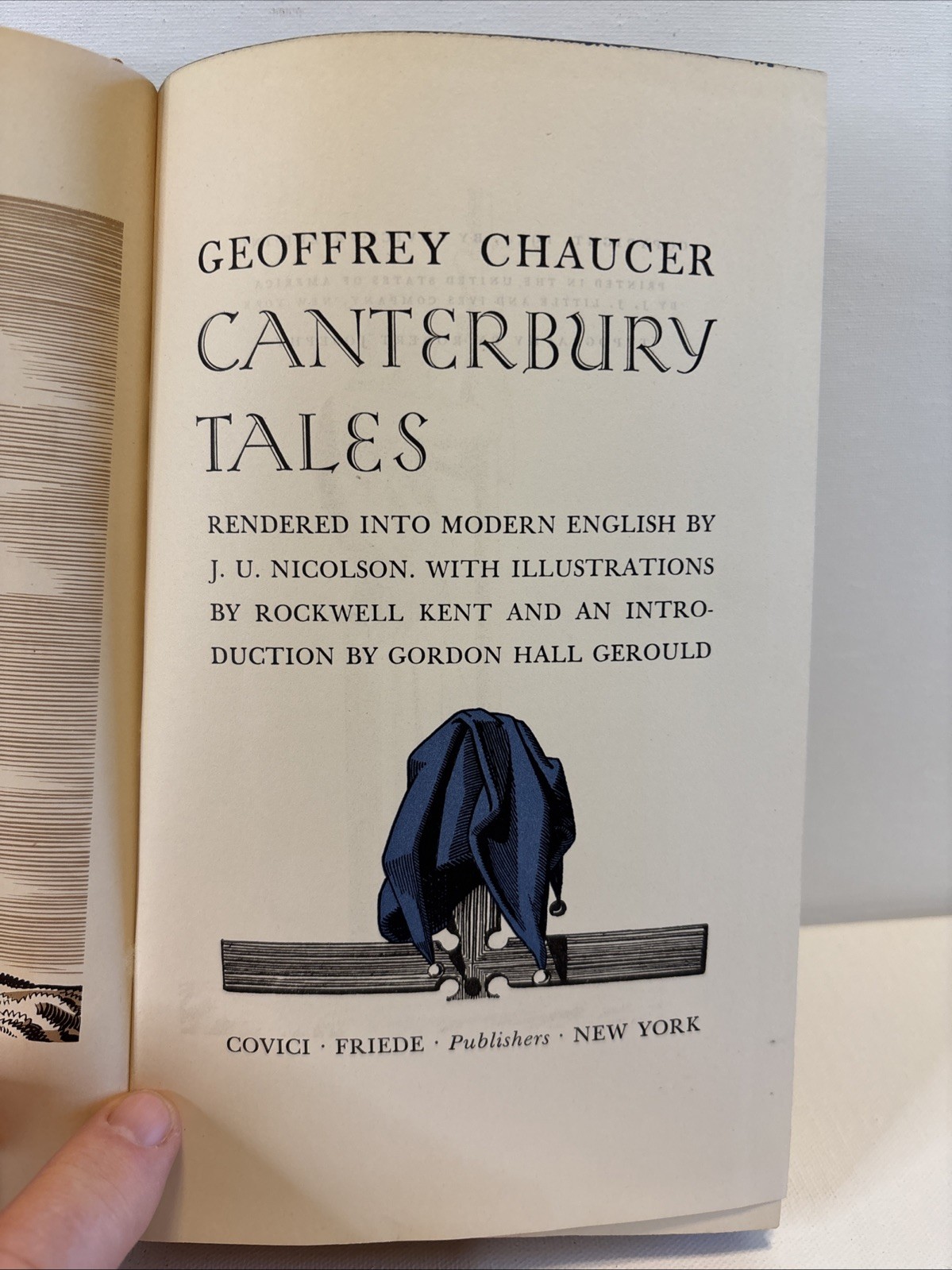 Canterbury Tales. Geoffrey Chaucer. 1934
