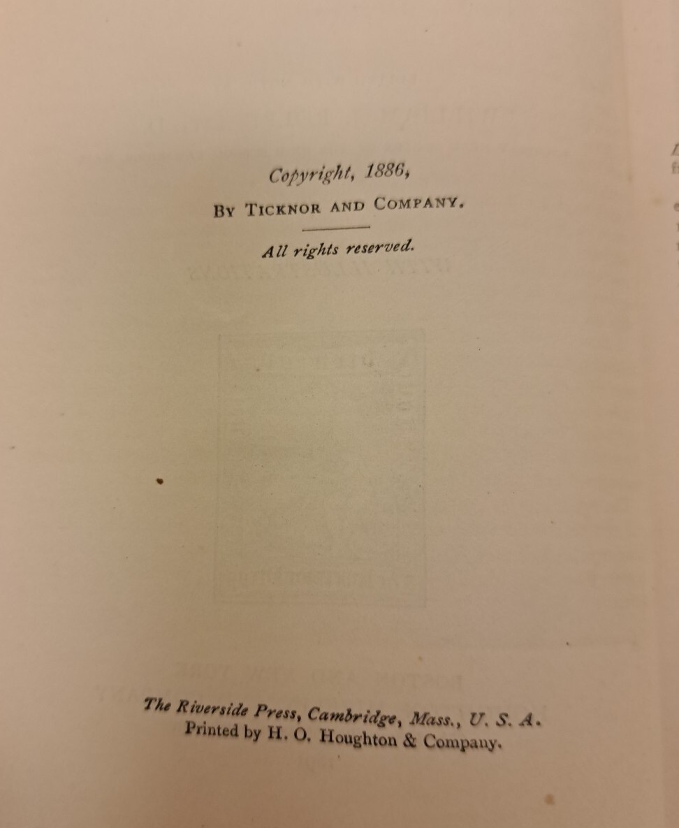 Antique Book 1891, Lay Of The Last Minstrel, Scott. Riverside Prs Cambrid#2.5.9
