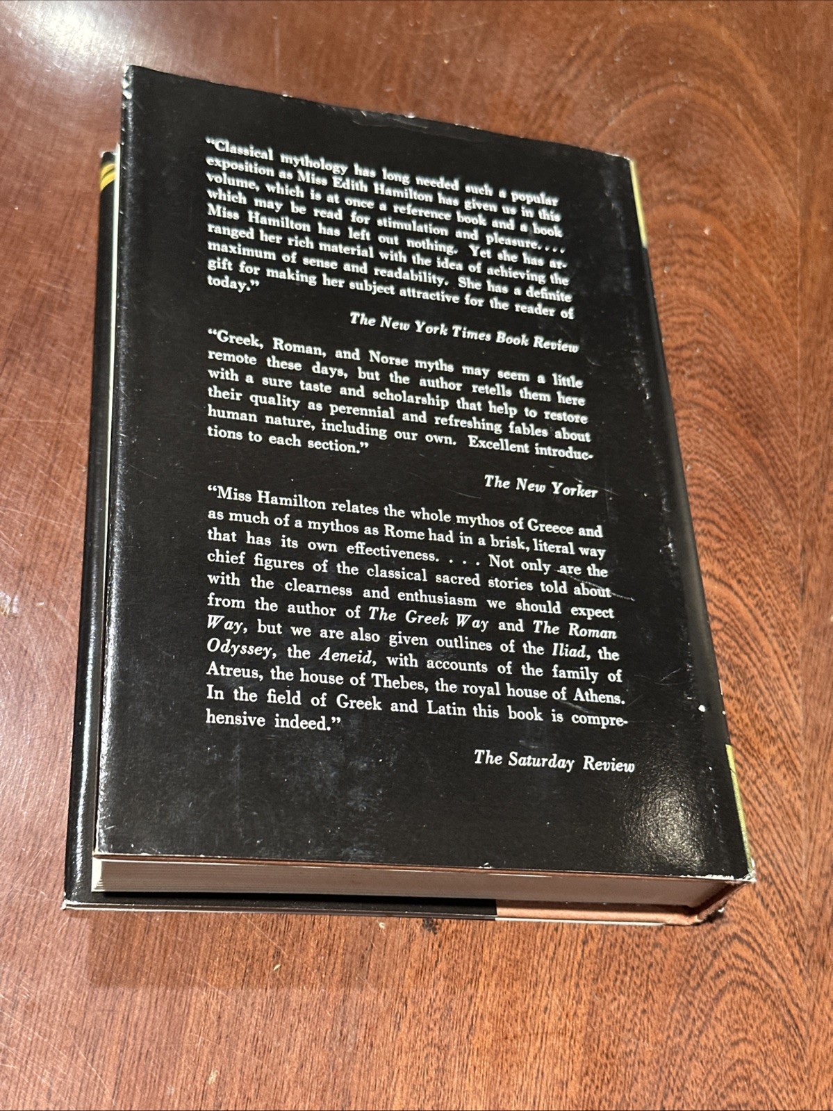 Mythology by Edith Hamilton 1942 First Edition HCDJ Illustrated B-111825