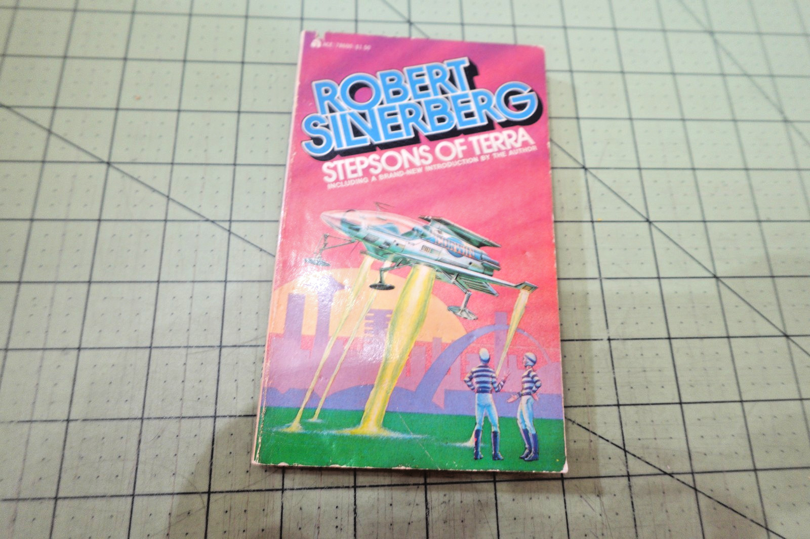 STEPSONS OF TERRA BY ROBERT SILVERBERG VINTAGE ACE PULP ERA SF REPRINT PB
