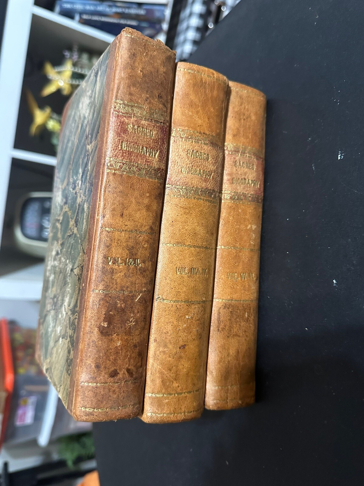 1793 ‘Sacred Biography; The History of the Patriarchs Henry Hunter’ Vol 1, 3 & 5
