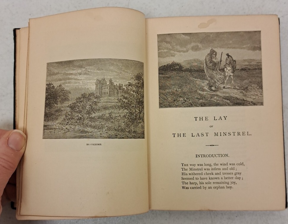 Antique Book 1891, Lay Of The Last Minstrel, Scott. Riverside Prs Cambrid#2.5.9
