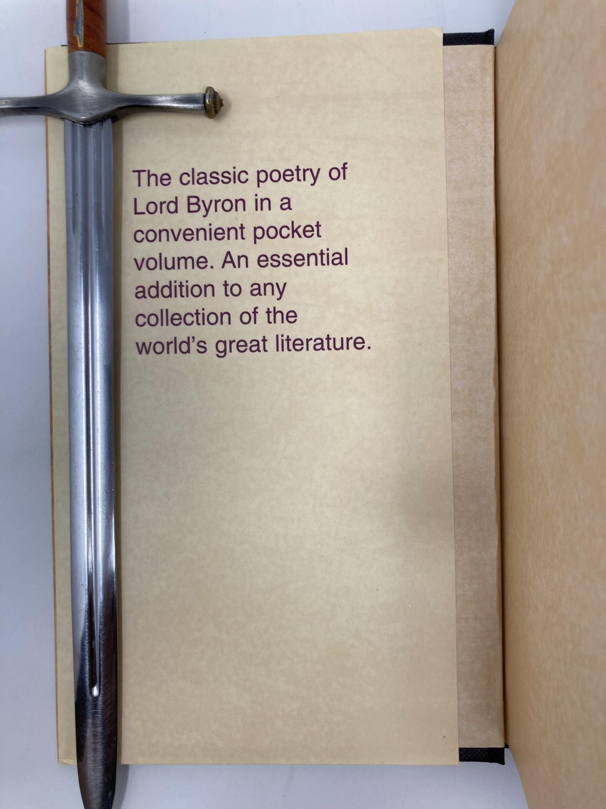 Lord Byron Selected Poems by First 1st Edition LN HC 2006