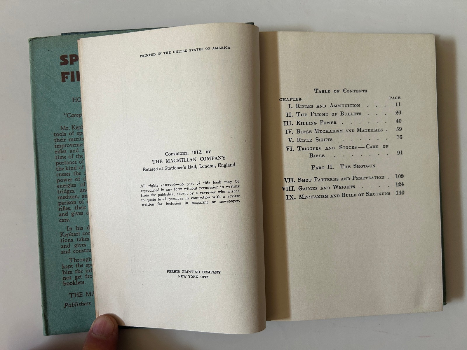 Sporting Arms – Illustrated with Diagrams. REPRINT