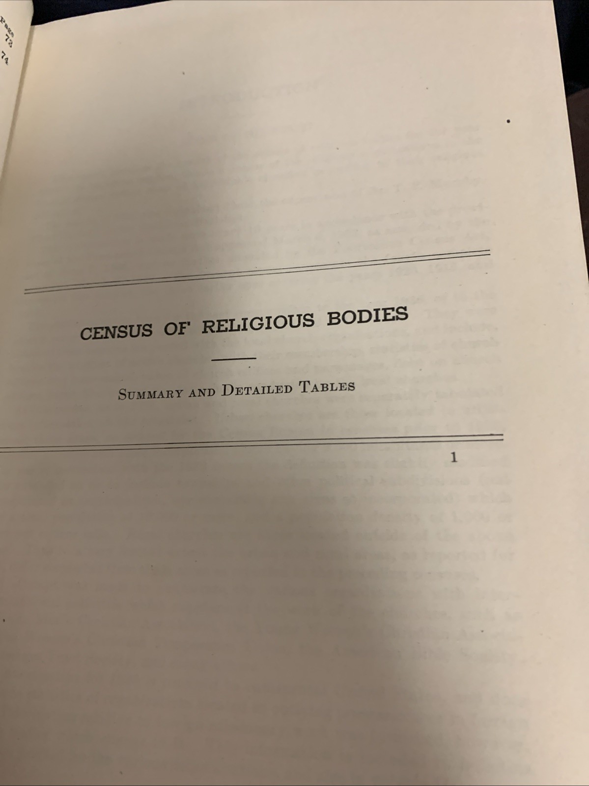 Religious Bodies 1936 3 Volumes – US Dept Of Commerce Census 1941 Negro Church