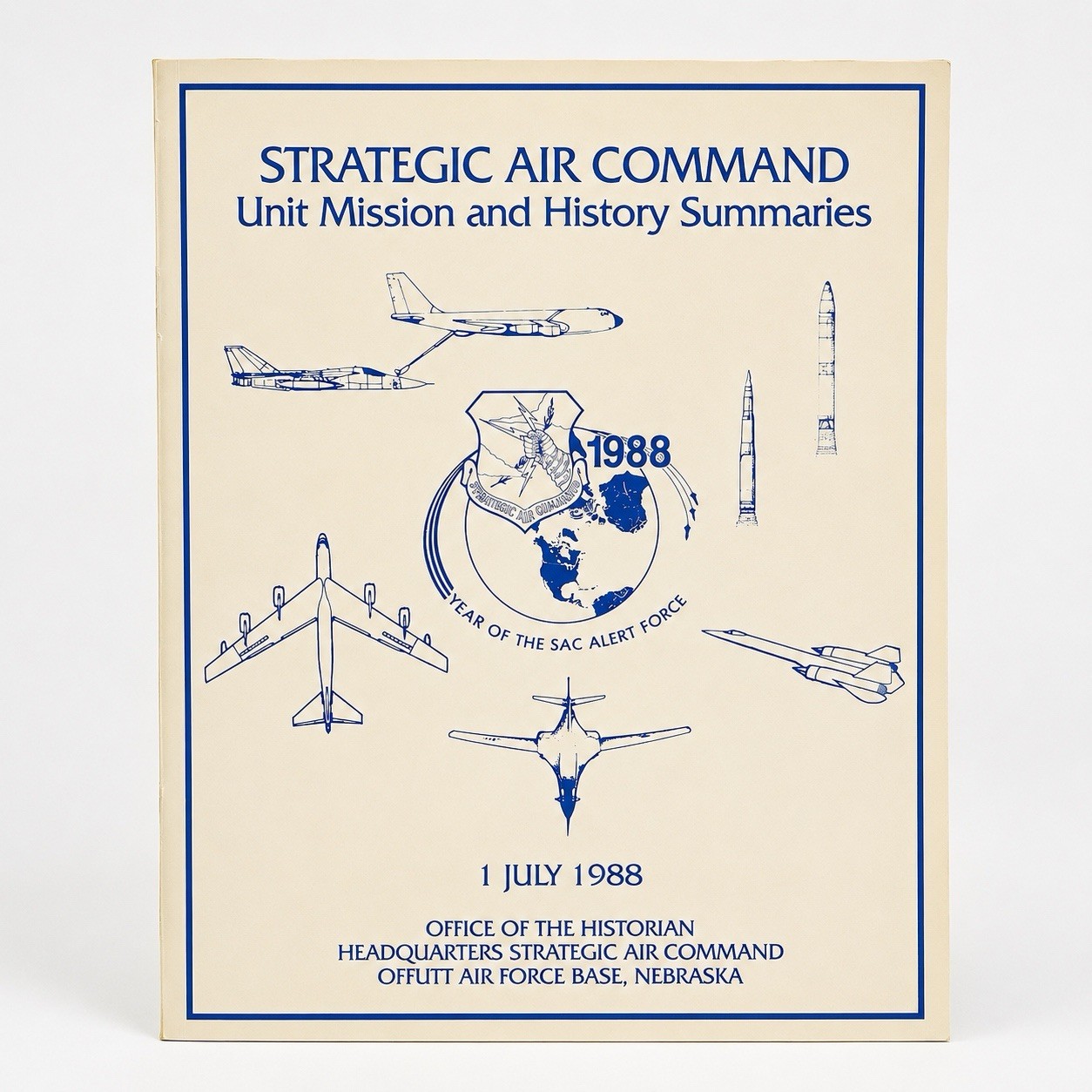 Strategic Air Command Unit Mission & History Summaries 1988 SAC USAF
