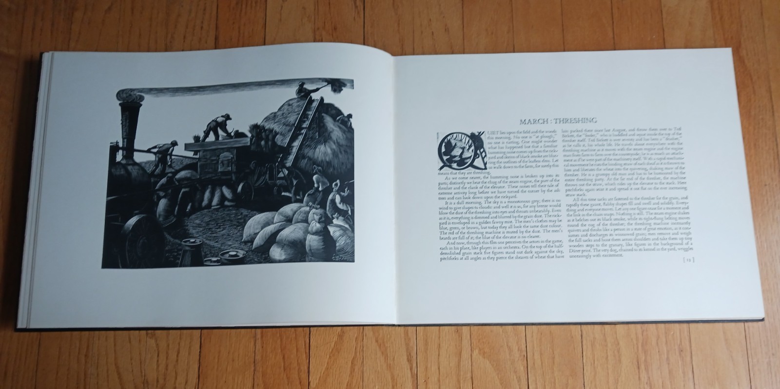 The Farmer’s Year Calendar of English Husbandry Clare Leighton First Edition