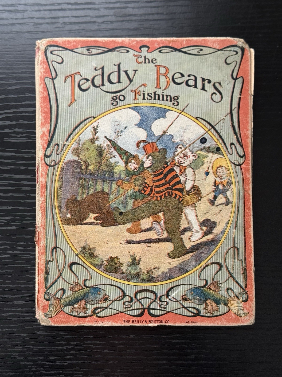 (3) 1907 “The Teddy Bears…” Hardcover Children’s Books The Reilly & Britton Co