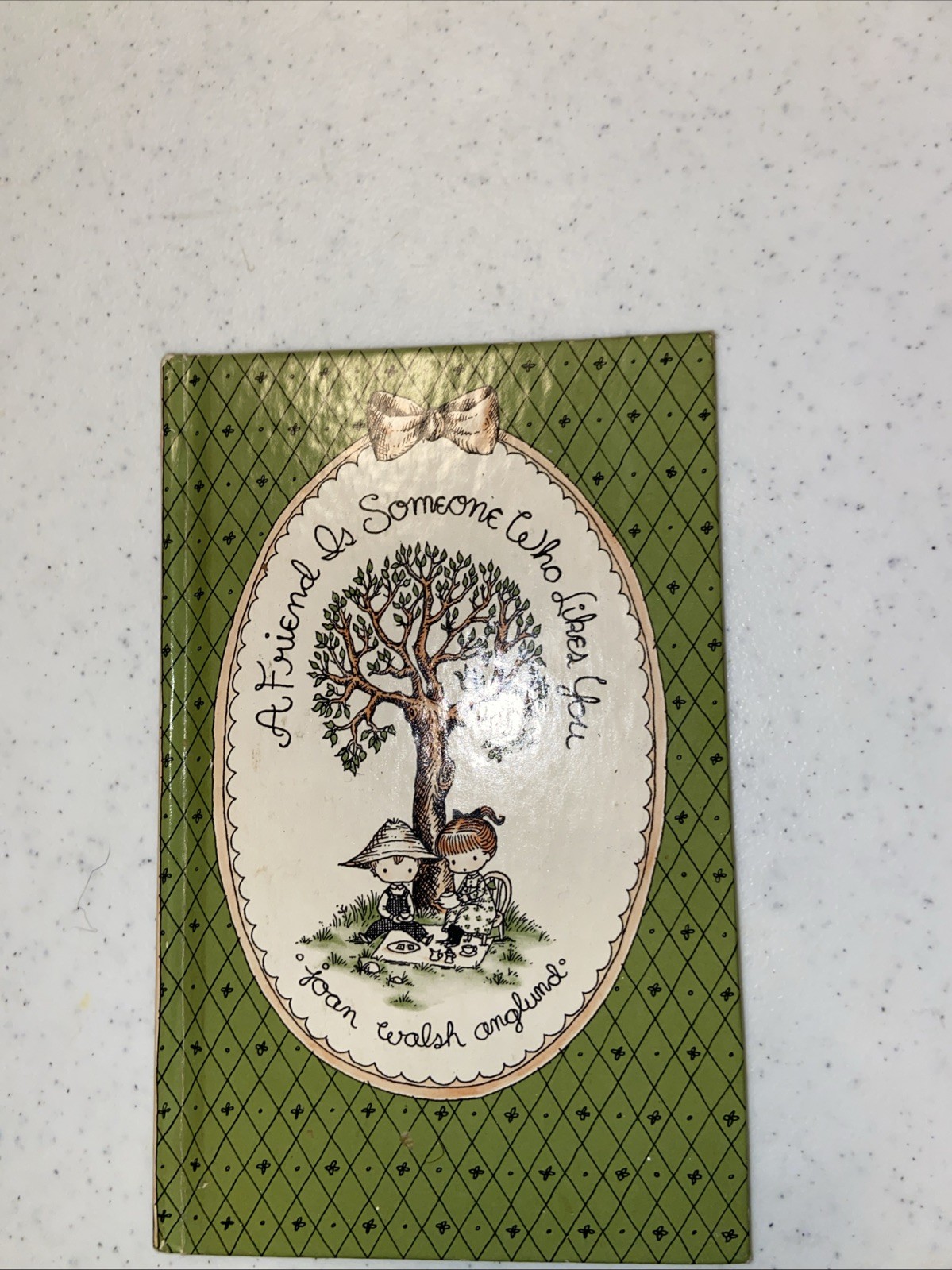 Vtg 1958 Joan Walsh Anglund A FRIEND IS SOMEONE WHO LIKES YOU Gift Book HCDJ