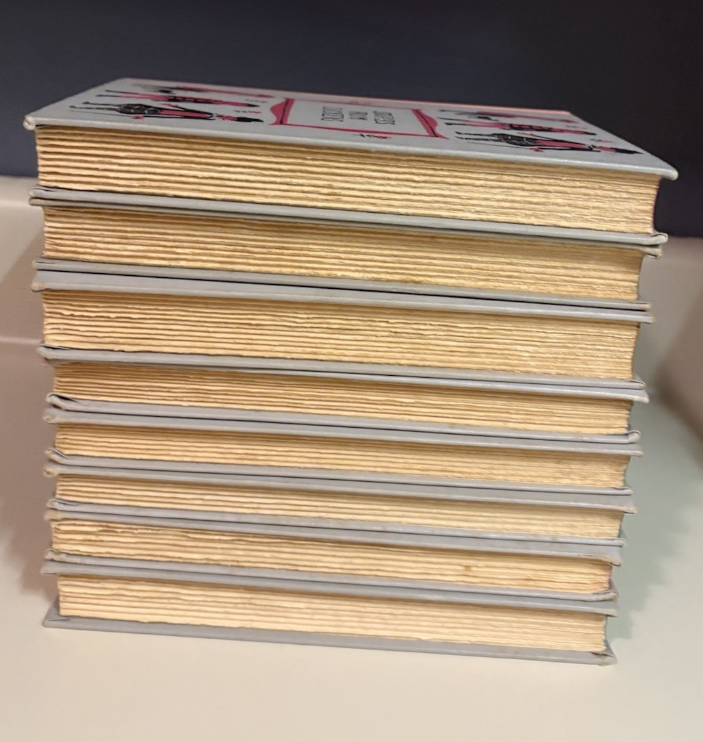 Vintage 1950s Junior Deluxe Edition Books Lot of 8 HC Children’s Classics