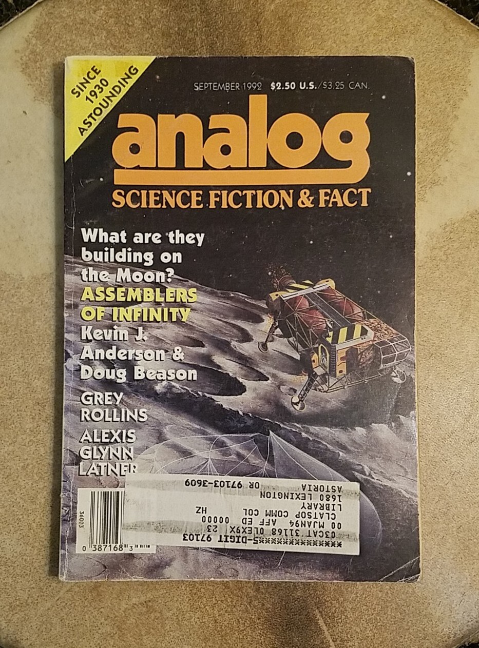 1992 Analog Science Fiction Digests Complete Year. Acceptable Ex-library Readers
