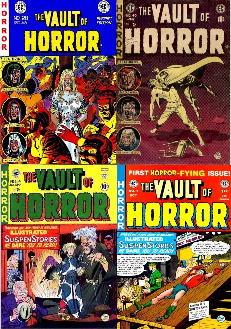 29 old Issues The Vault of Horror Magazine (1950-1955) – Scary & Eerie on DVD