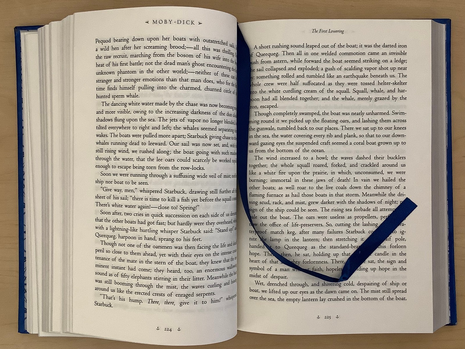 Moby-Dick by Herman Melville – leather-bound – VG