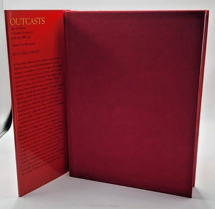 OUTCASTS: VOLUME ONE & TWO Ruth Mellinkoff ART 1st Edition 1st Print MIDDLE AGES
