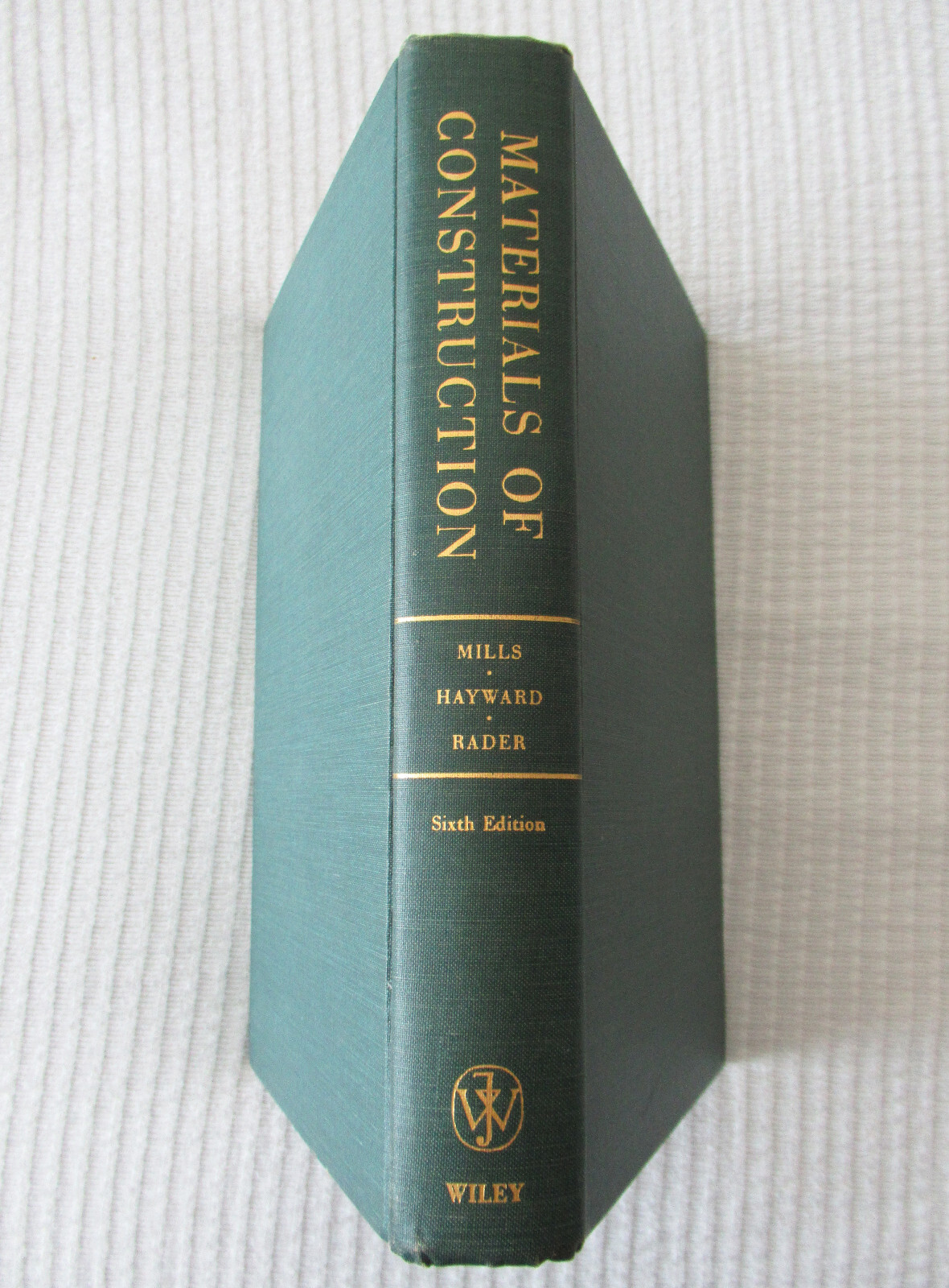 Materials of Construction by Adelbert P. Mills (6th edition, 2nd printing, 1956)