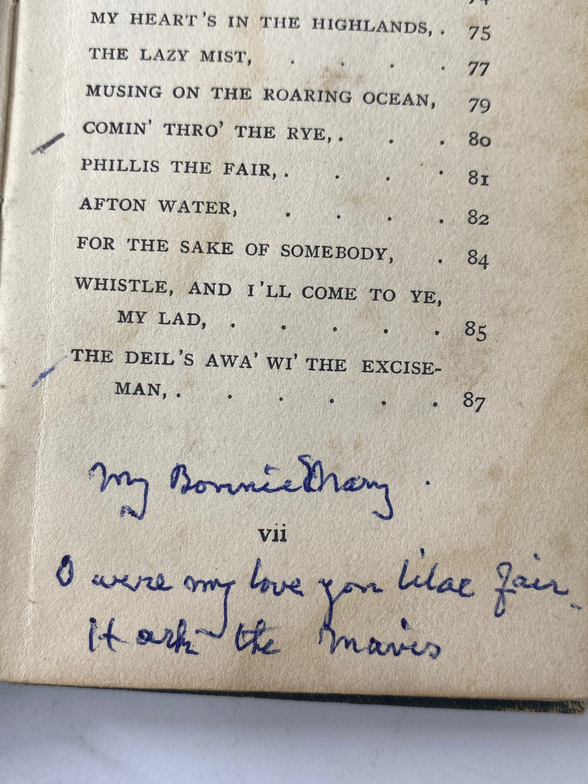 Robert Burns Selected Poems 1910 Vintage Hardcover Poetry Book Cloth Bound