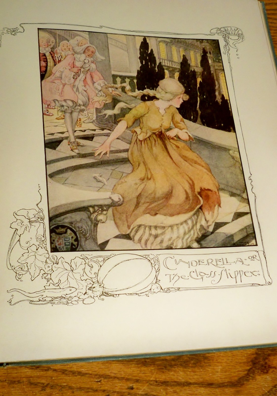 OLD OLD FAIRY TALES 1932 Anne Anderson CINDERELLA Snow White Rapunzel 11 Color