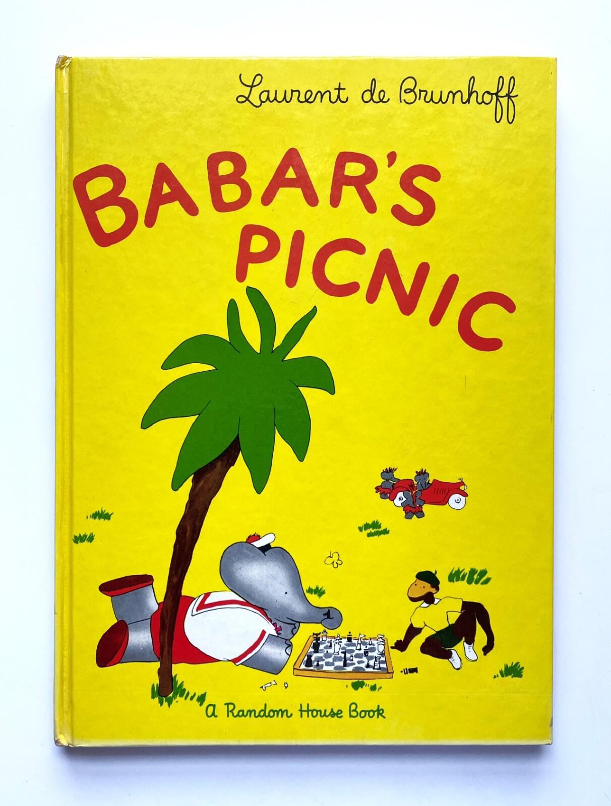 Babar’s Picnic, Laurent de Brunhoff (1949) HC, Early Print, Orig. Illustrations