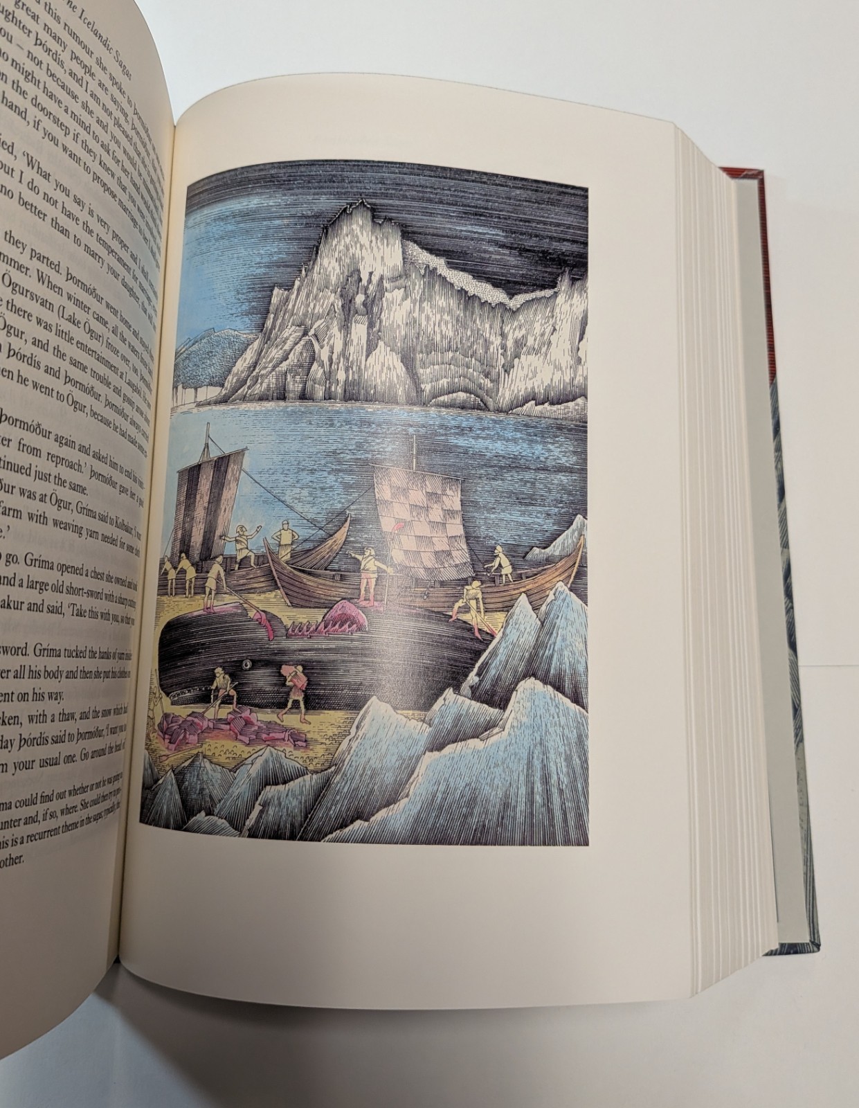 ICELANDIC SAGAS Magnus Magnusson FOLIO SOCIETY illustrated 2 vol free S/H