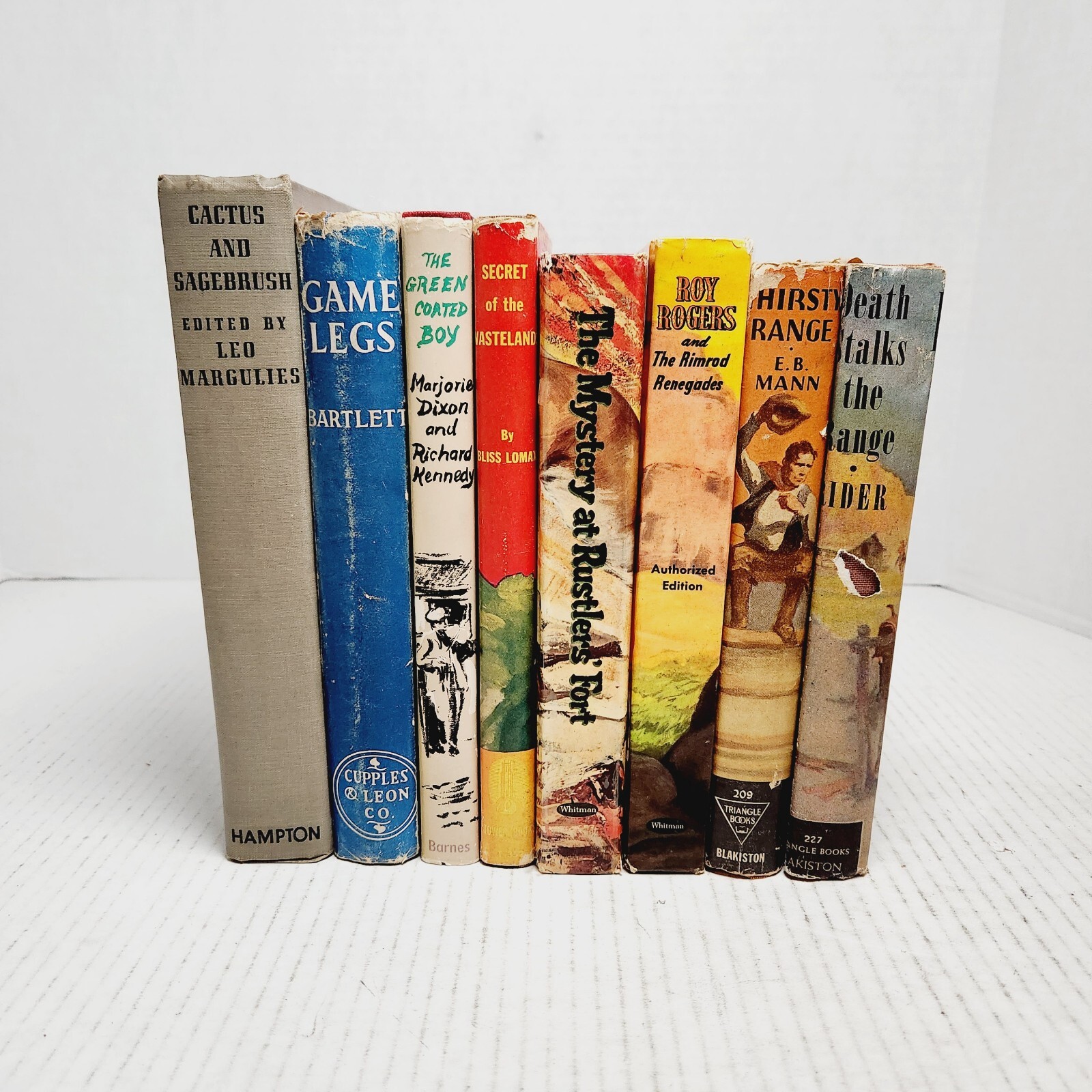 Vintage Childrens’ Action/Adventure/Western HC Book Lot Roy Rogers Troy Nesbit