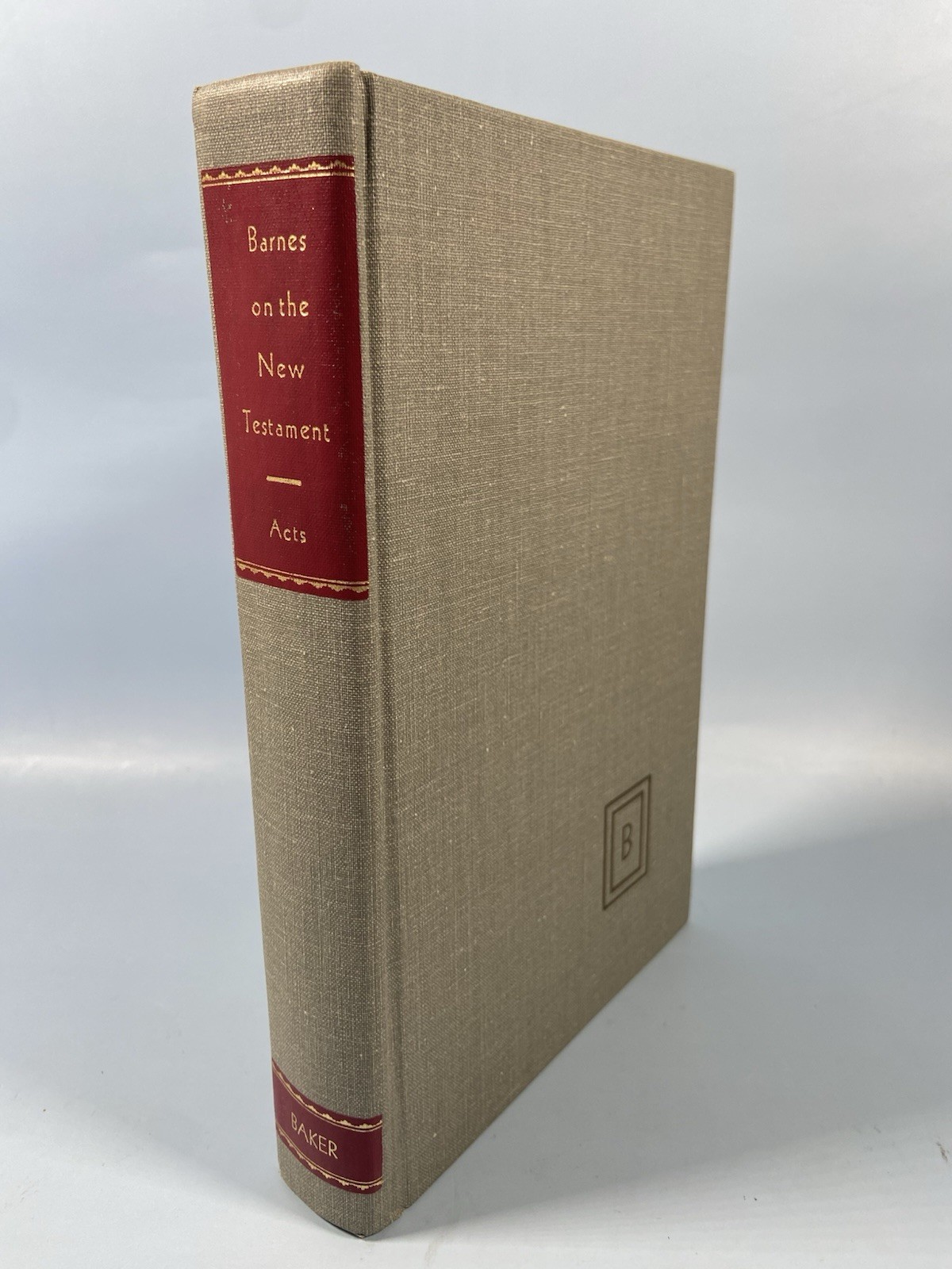 Notes on the New Testament by Albert Barnes Acts (Baker 1975) HC