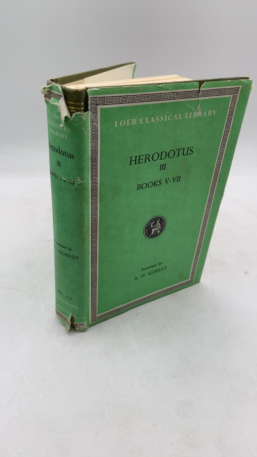Herodotus III Books V-VII Herodotus; A. D. Godley (Translator) Hardcover Repr…