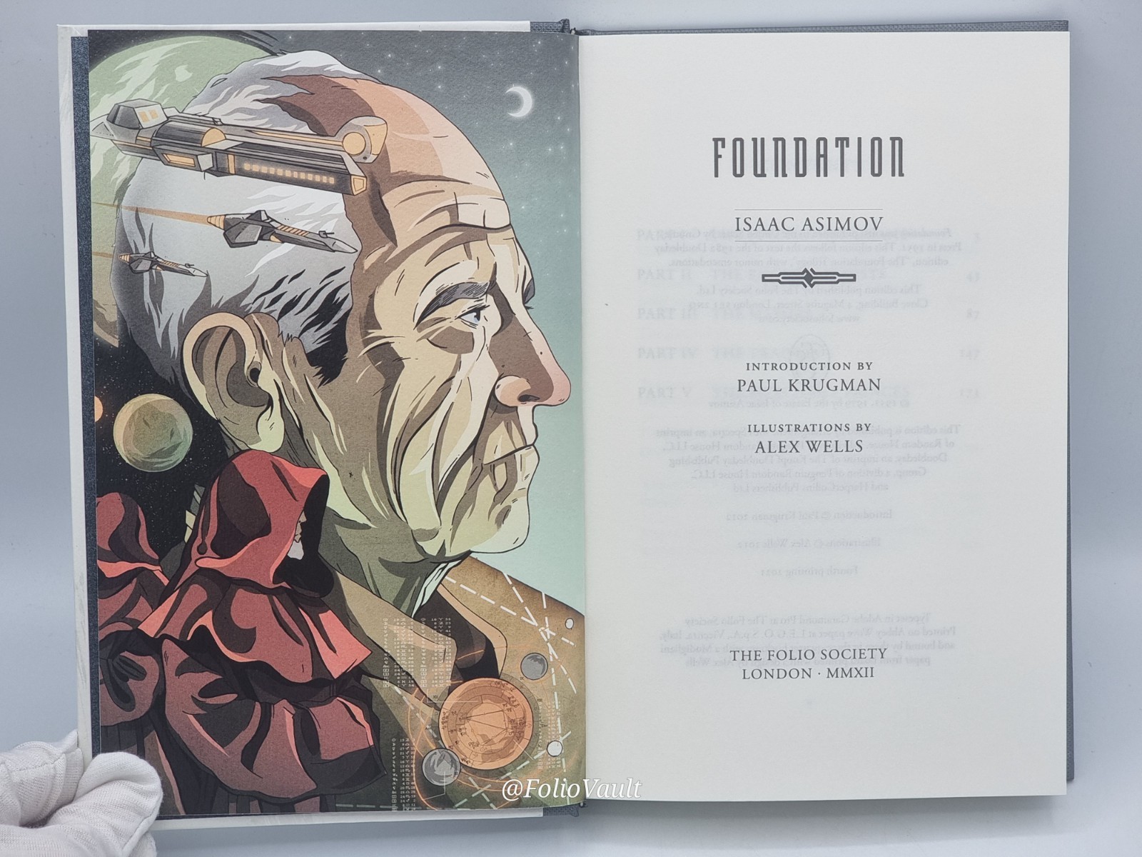 The Foundation Trilogy (3 vol.) – Isaac Asimov – Folio Society – 2021 – VGC
