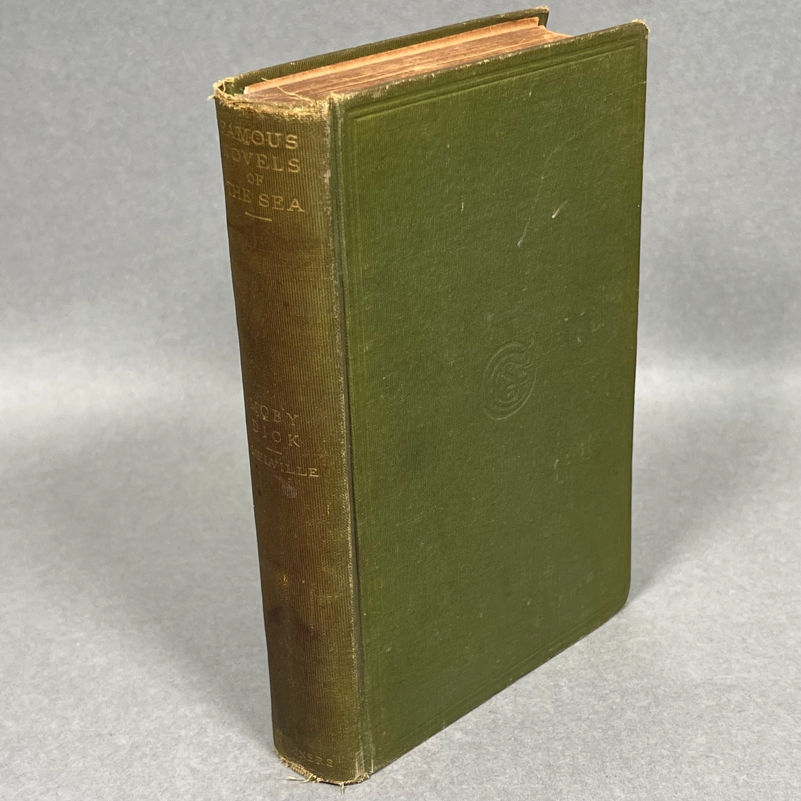 MOBY DICK Herman Melville VTG 1902 Rare- Famous Novels of the Sea Second Edition