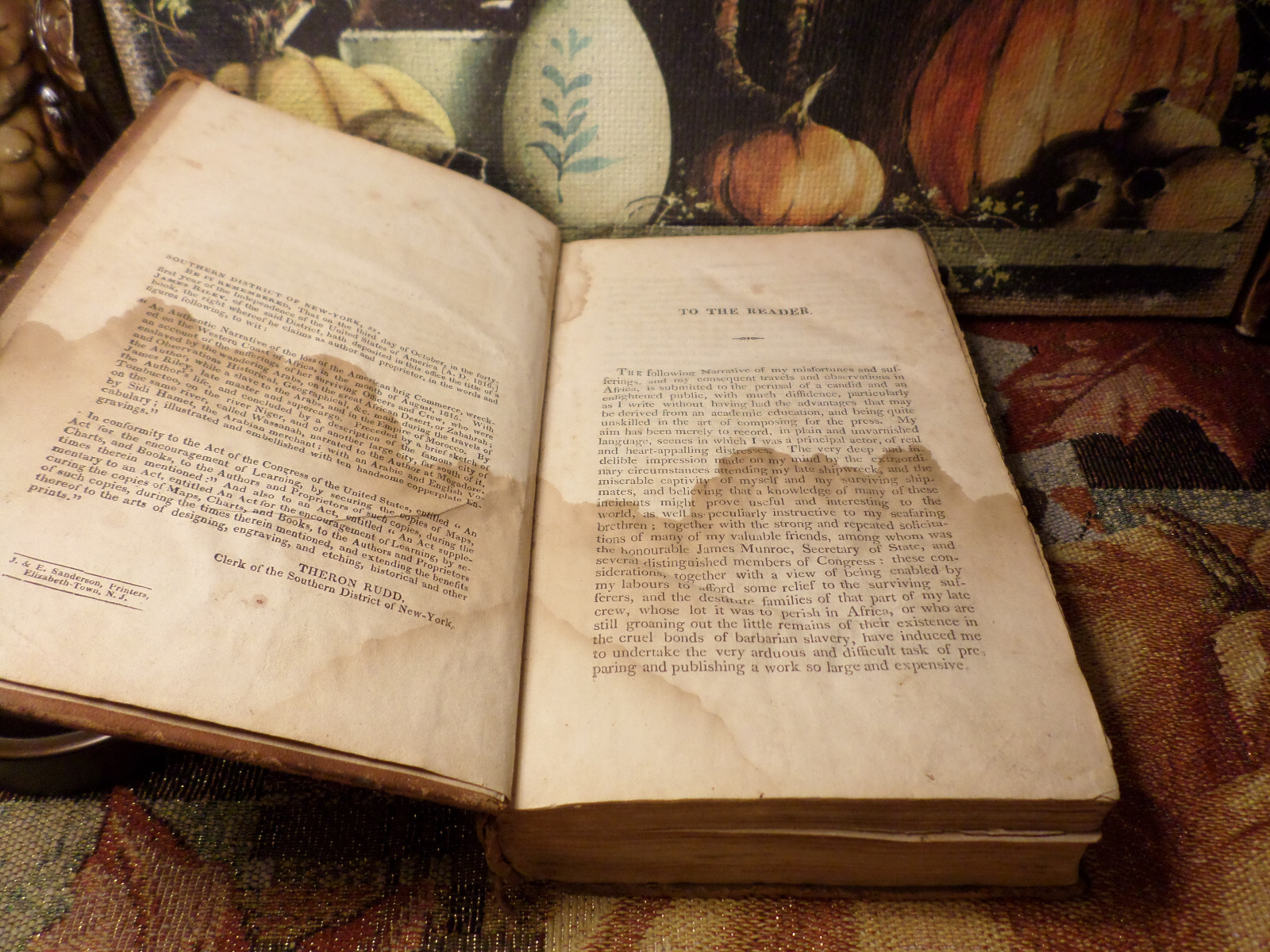 Authentic Narrative of the Loss of the American Brig Commerce 1818 James Riley