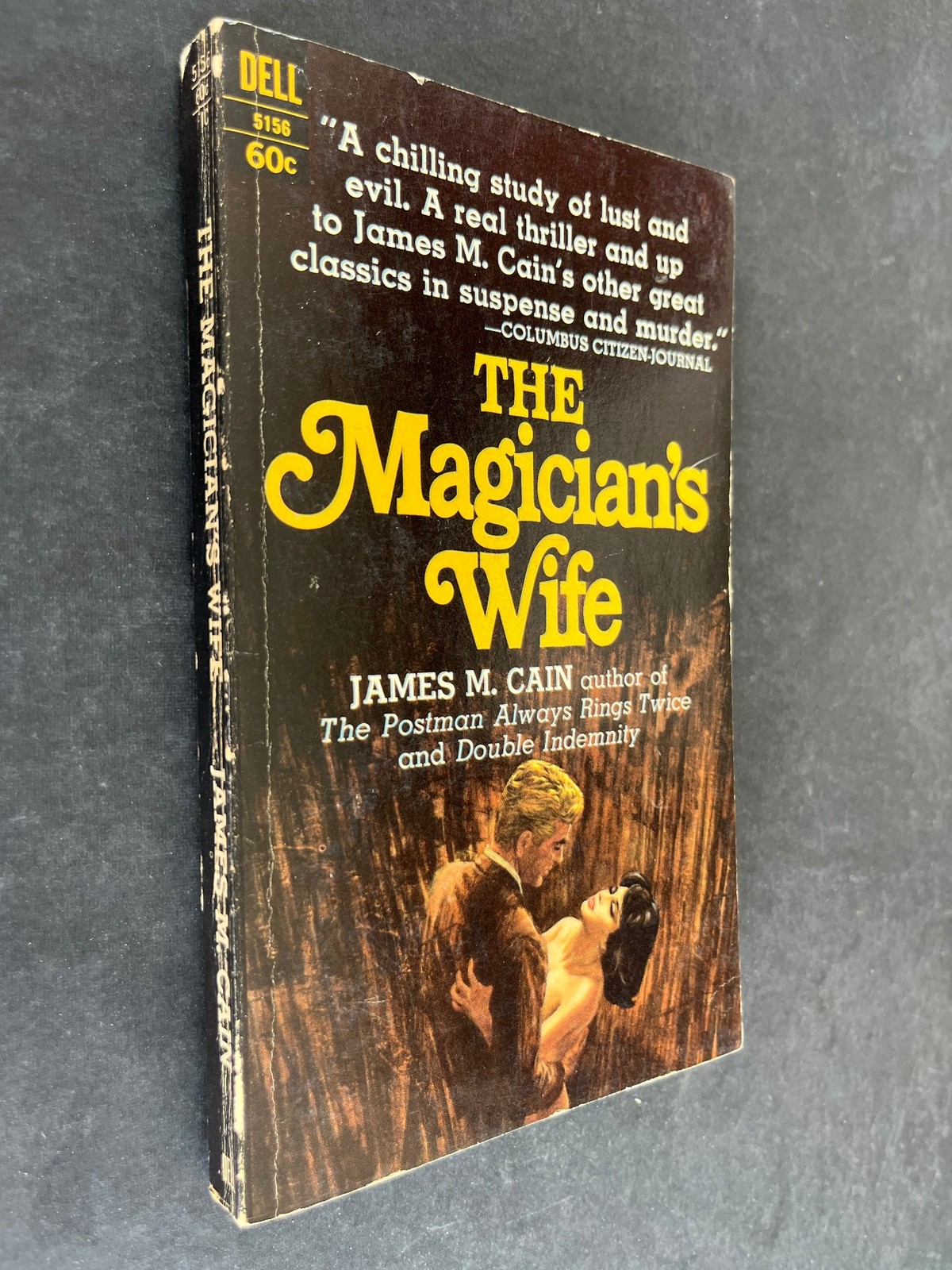 1966 The Magician’s Wife by James M. Cain Mass Market Paperback Dell 1st Dell
