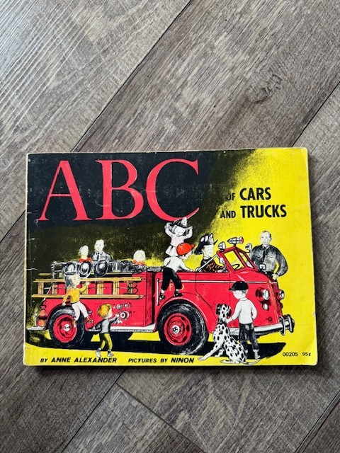 Vintage ABC Of Cars And Trucks – Anne Alexander Ninon 1956 1st Edition Paperback