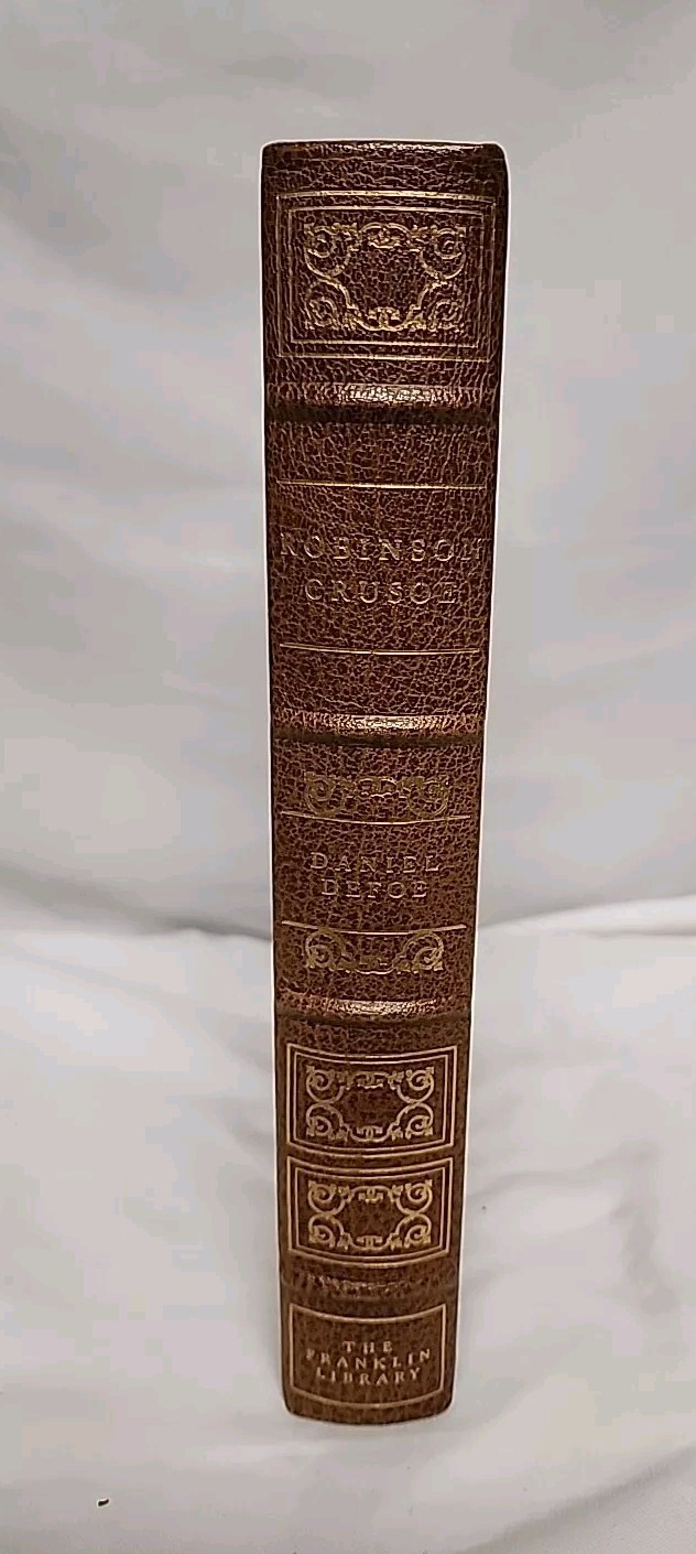 The Adventures Of Robinson Crusoe Daniel Defoe (1977) 100 Greatest Franklin Lib