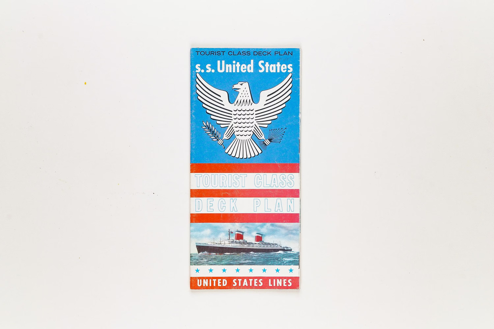 s.s. United States – Tourist Class Deck Plan
