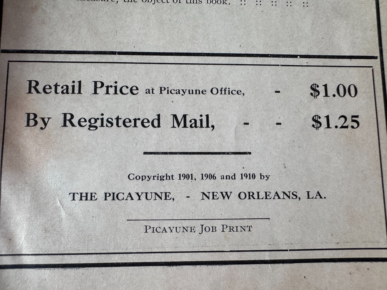 Picayune’s Creole Cook Book Rare Antique 4th Edition New Orleans Cajun Cuisine