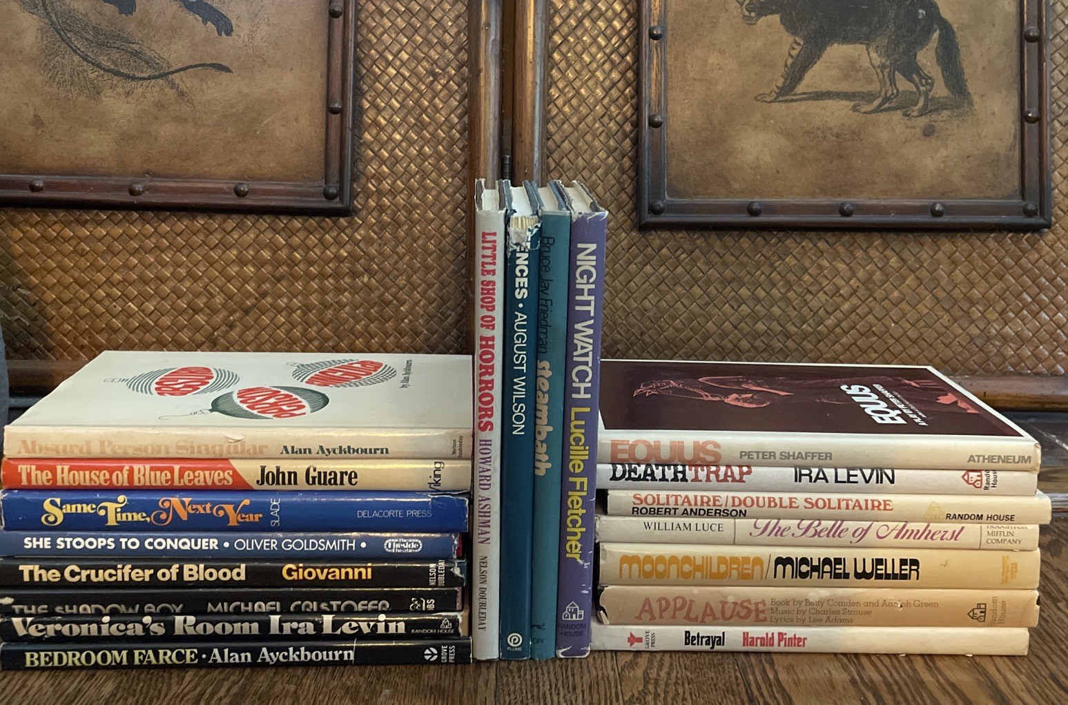 19 Vintage 1970s Fireside Theatre Hardback Plays Book Lot Retro Cover Art Decor
