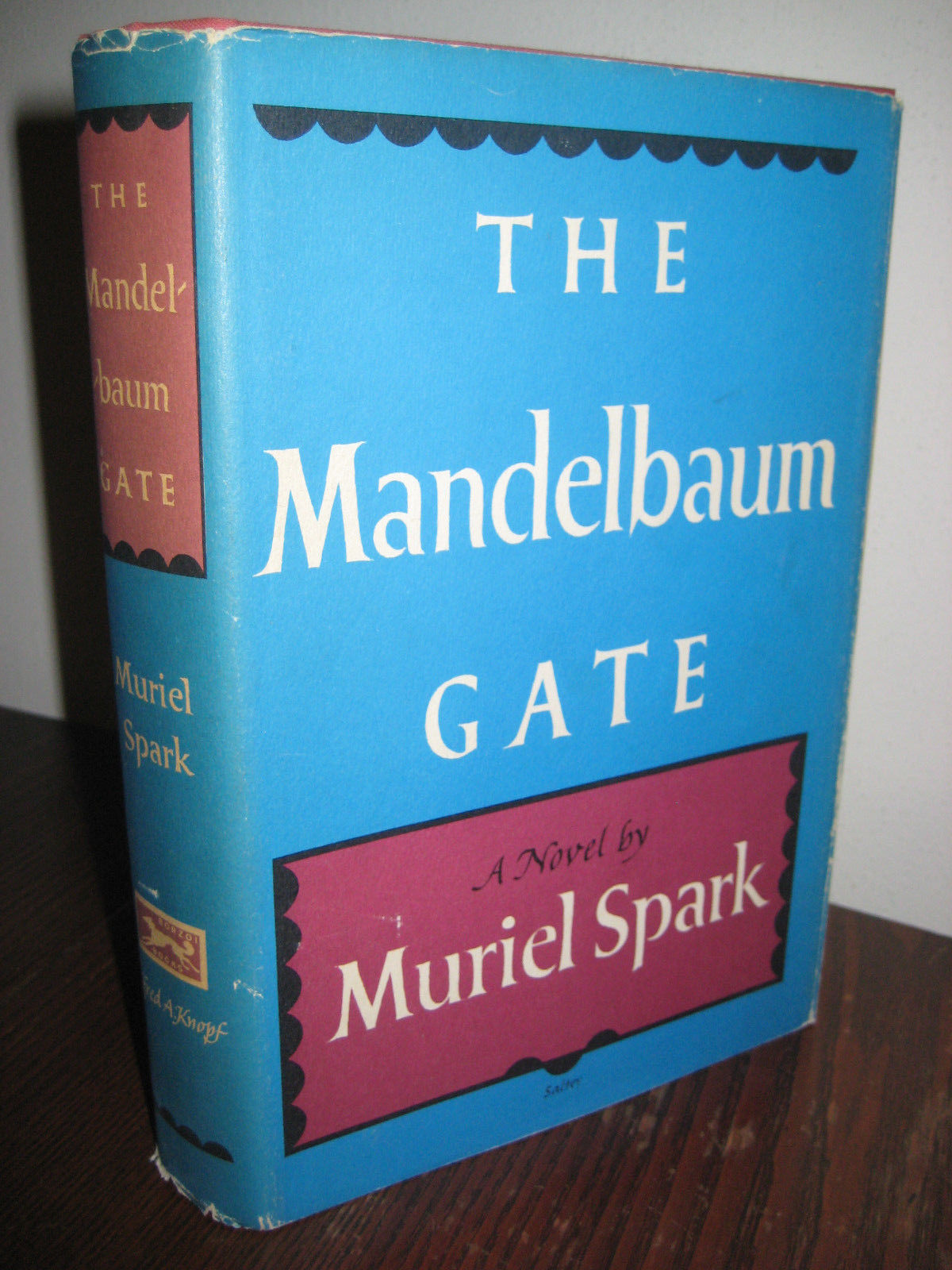 THE MANDELBAUM GATE Muriel Spark NOVEL 1st Edition 4th Print HCDJ 1966 FICTION
