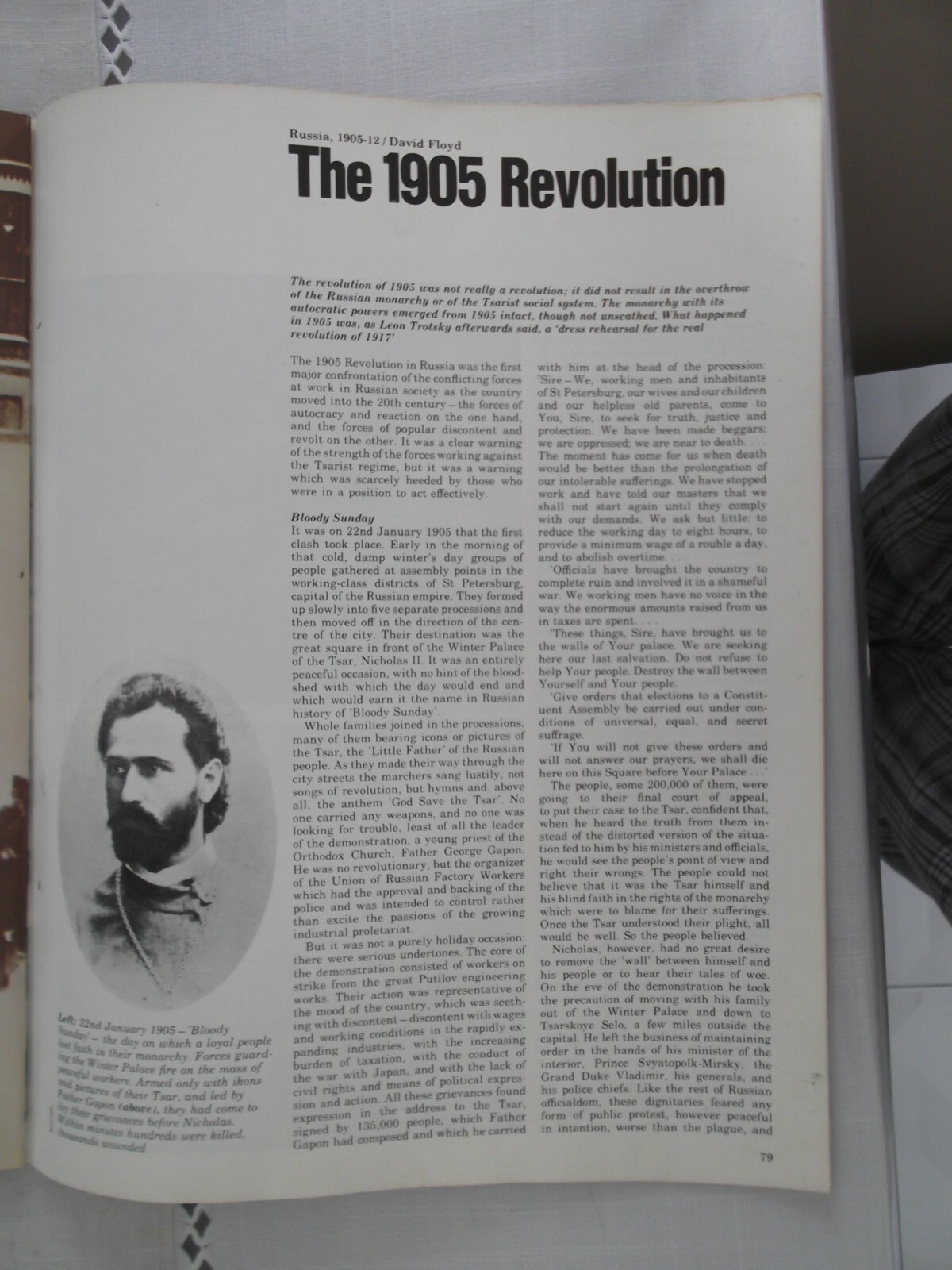 PURNELL’S HISTORY OF THE 20th CENTURY – No 3 – RUSSIA : DEFEAT AND REVOLUTION