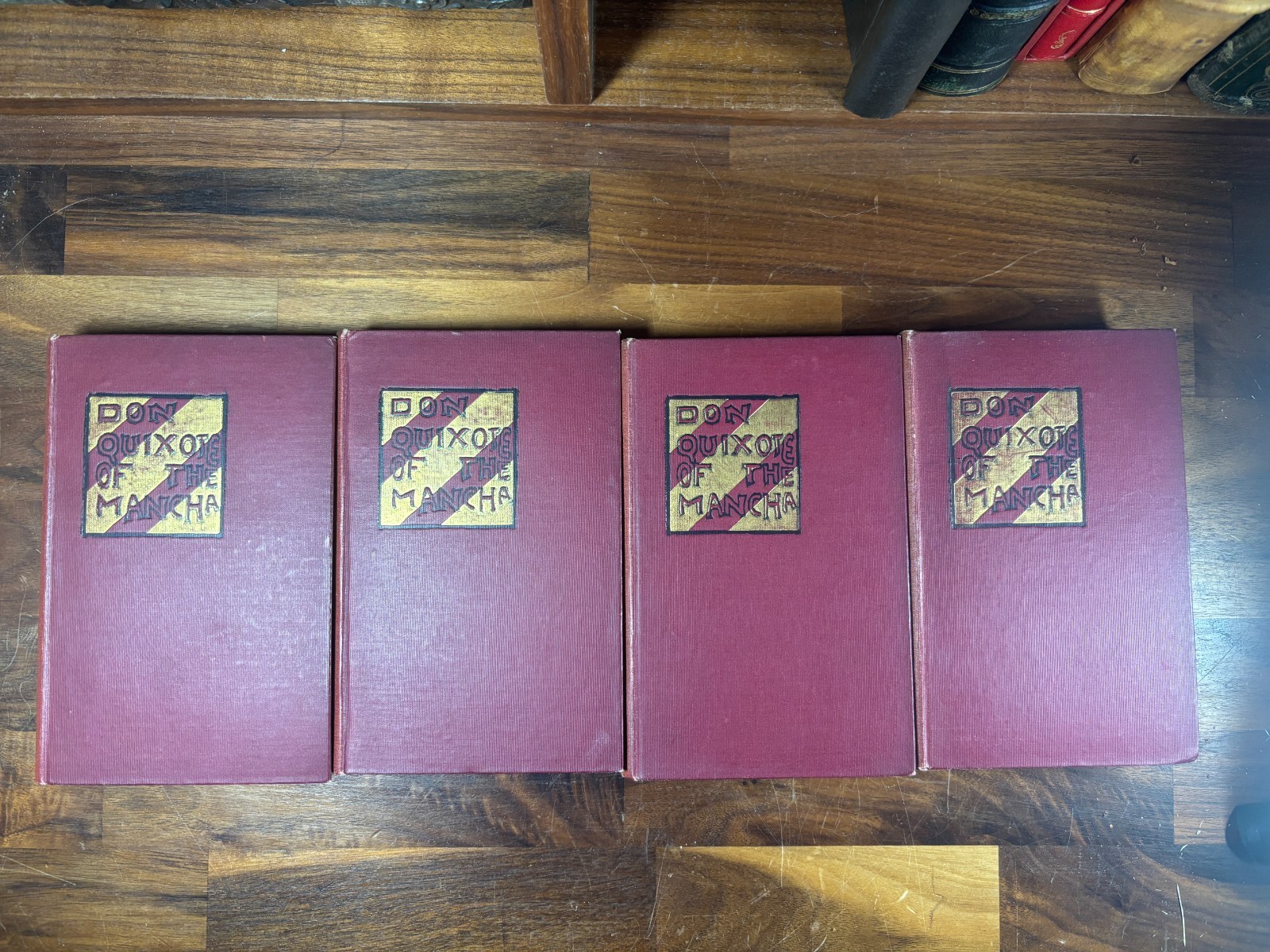 1895 Don Quixote, 4/4 Vol, 1st Brangwyn Edition, one of the 1500 copies printed