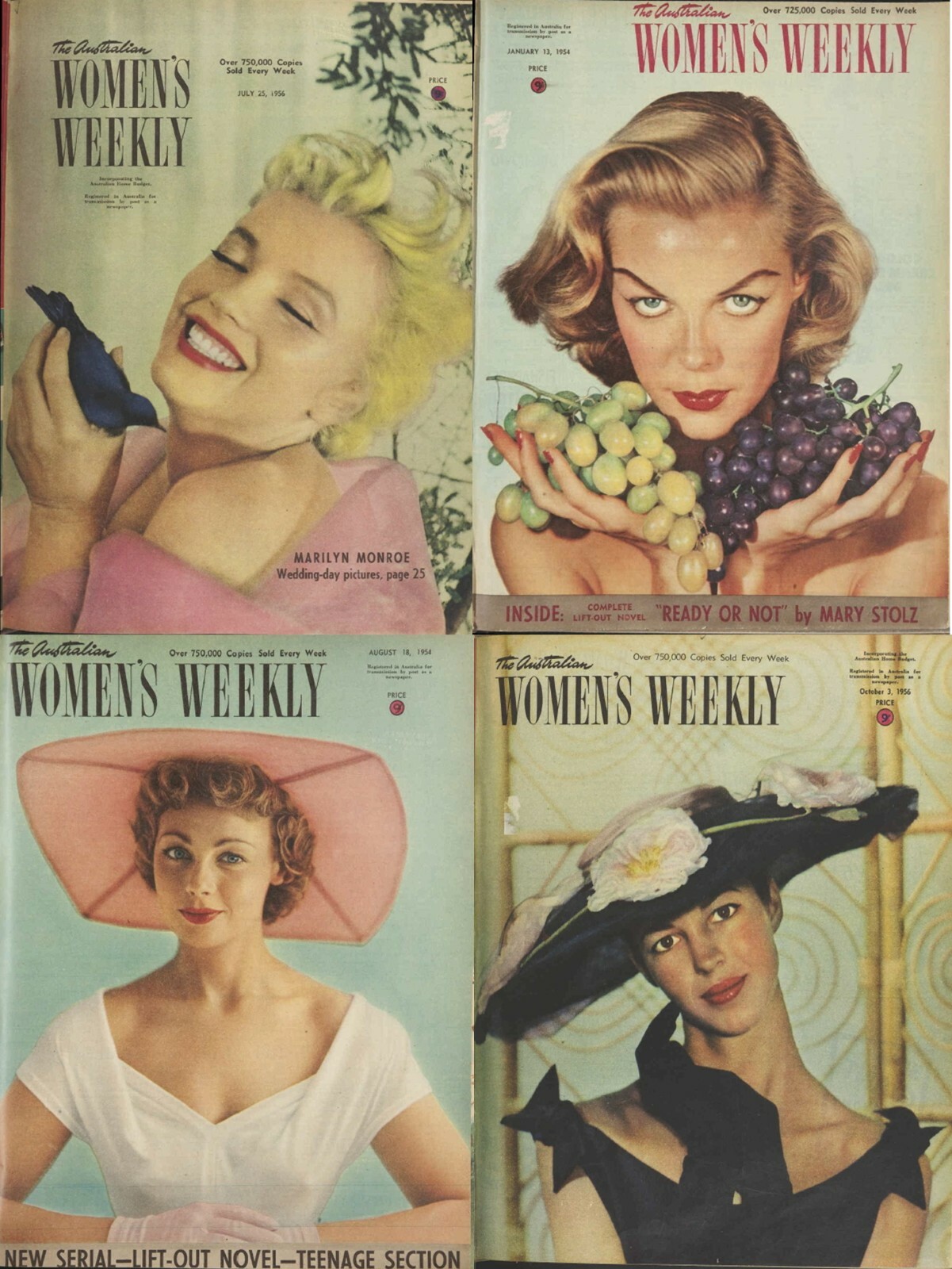 The Australian Women’s Weekly Magazine Vol.8 (1954-1956) – 156 Old Issues on DVD